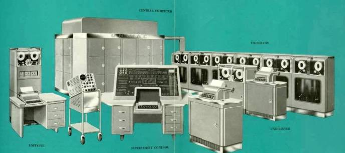 UNIVACs architecture  Punch-card to Tape Converter  Mainframe Computer  Main Panel  Input and Output Devices